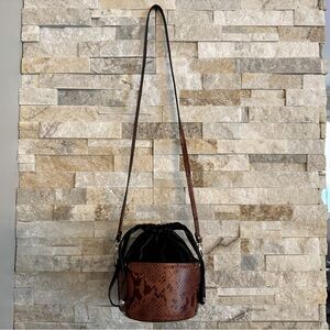 Zara Drawstring Bucket Bag